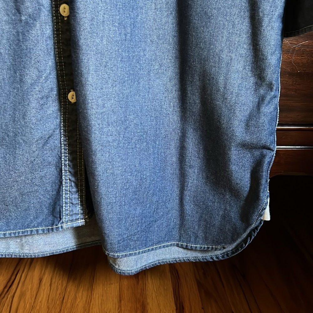 Muji Chambray Shirtdress - Picture 6 of 9